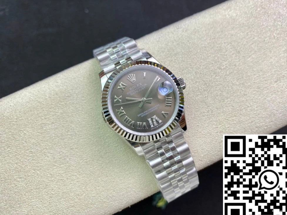 M278274-0028 Stainless 31MM Datejust Factory Steel EW Rolex 0830